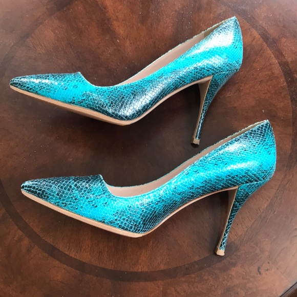 Miu Miu Python-Effect Pumps - Picture 10 of 11